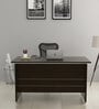 Nova Integra Small Workstation In Vermount Finish With File Cabinate And Pedestal