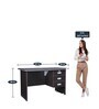 Integra Workstation in Walnut Regato Colour