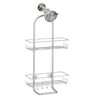 Classico Modern Stainless Steel Two Tier Shower Caddy