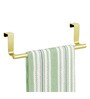 Interdesign Forma Over-The-Cabinet Pearl Gold Kitchen Dish Towel Bar Holder