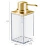 Interdesign Gold Plastic Soap Dispenser
