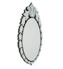 Silver Glass Festive Decorative Mirror
