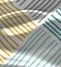 Interlace Cotton 144 TC Antibacterial Double Bedsheet with 2 Pillow Cover in Blue Color