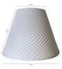 Grey Interlace Polymer Lamp Shade
