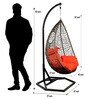 Interlaken Wicker Swing In Grey Colour