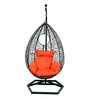 Interlaken Wicker Swing In Grey Colour