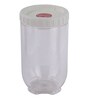 Interlock 1.3 Litres Transparent Plastic Food Storage Container With White Lid