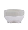 Interlock 180 Ml Transparent Plastic Food Storage Container With White Lid