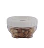 Interlock 180 Ml Transparent Plastic Food Storage Container With White Lid