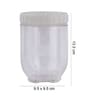 Interlock 700 Ml Transparent Plastic Food Storage Container With White Lid