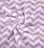 Lavender Microfibre Chevron 70x132 cm Kids Bath Towel