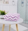 Lavender Microfibre Chevron 70x132 cm Kids Bath Towel