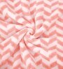 Pink Microfibre Chevron 70x132 cm Kids Bath Towel