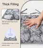 Grey Polyester Chair Cushion Pad 18x18 Inch Pack of 6