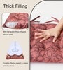 Red Polyester Chair Cushion Pad 18x18 Inch Pack of 6