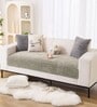 Taupe Stripe Fur 3 Seater Sofa Cover