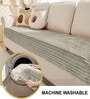 Taupe Stripe Fur 3 Seater Sofa Cover