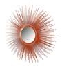 Copper Iron Intersecting Circle Wall Mirror