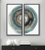 Into Multicolor Canvas Framed Art Print Set of 2