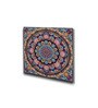 Mandala Flower Canvas Set Printed Wall Painting Set of 4 Black Frame