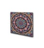 Mandala Flower Canvas Set Printed Wall Painting Set of 4 Black Frame