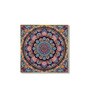 Mandala Flower Canvas Set Printed Wall Painting Set of 4 Gold Frame