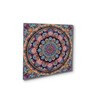 Mandala Flower Canvas Set Printed Wall Painting Set of 4 Stretch Canvas Frame