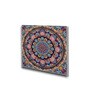 Mandala Flower Canvas Set Printed Wall Painting Set of 4 White Frame