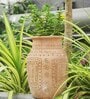 Brown Intricate Paisley Clay Planter
