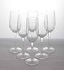 Inventa Transparent Glass 215ml Flute Glasses (Set of 6)
