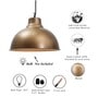 Inverted Dome (14 Inch) Nautical Barn Pendant Light