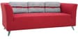 Iowa 3 Seater Sofa in Crimson Red colour