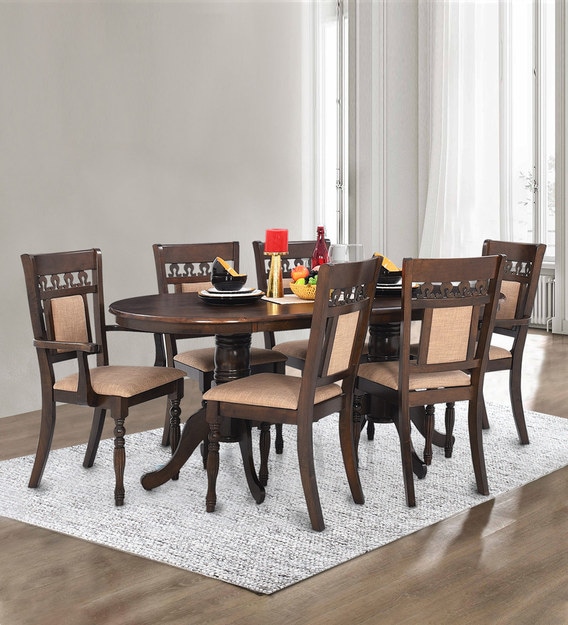 royaloak 6 seater dining table