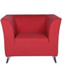 Iowa 1 Seater Sofa in Crimson Red colour