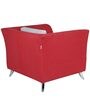 Iowa 1 Seater Sofa in Crimson Red colour