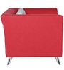 Iowa 1 Seater Sofa in Crimson Red colour