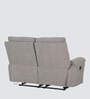 Ipoh Fabric 2 Seater Manual Recliner in Brown Colour