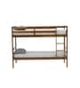 Ipoh Malaysian Kids Bunk Bed In Brown Finish