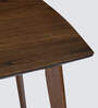 Ipoh Dining Set 6 Seater in Brown Finish