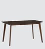 Ipoh Dining Set 6 Seater in Brown Finish