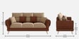 Ira 3 Sofa In Brown Color