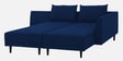 Ira Fabric 6 Seater Sofa Cum Bed Lhs In Royal Blue Colour