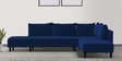 Ira Fabric 6 Seater Sofa Cum Bed Lhs In Royal Blue Colour