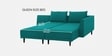 Ira Fabric 6 Seater Sofa Cum Bed Lhs In Sea Green Colour