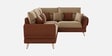 Ira 6 Seater LHS Sofa In Brown Color