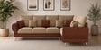Ira 6 Seater LHS Sofa In Brown Color