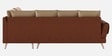 Ira 6 Seater LHS Sofa In Brown Color