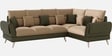 Ira 6 Seater Lhs Sofa In Green Colour