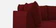 Ira Fabric 6 Seater Sofa Cum Bed RHS In Blood Maroon Colour