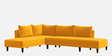 Ira Fabric 6 Seater Sofa Cum Bed RHS In Bold Yellow Colour